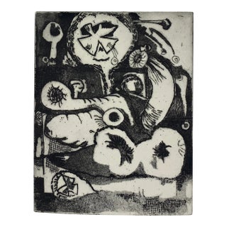 Ron Yrabedra Modern Etching For Sale