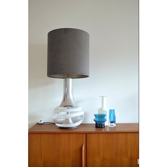 Large Glass Table Lamp from Doria Leuchten, 1970s For Sale - Image 9 of 14