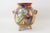 Vibrant Mexican Folk Art Pottery Planter. Beautiful planter sits on three feet with two small handles and bright hand...