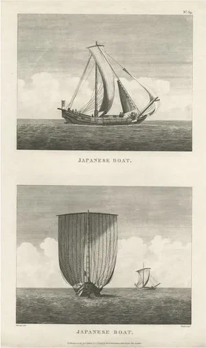 Japanese Vessels, 1799, Paper