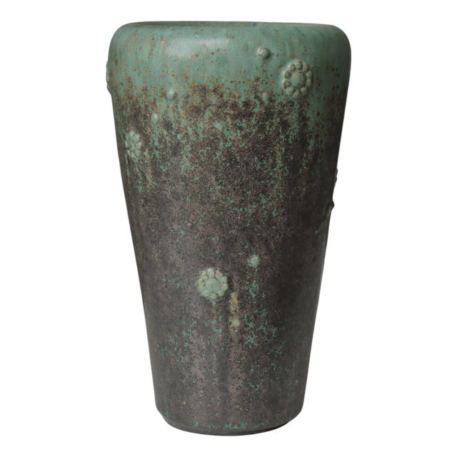 Large Art Deco Stoneware Vase by Arne Bang, 1930s For Sale