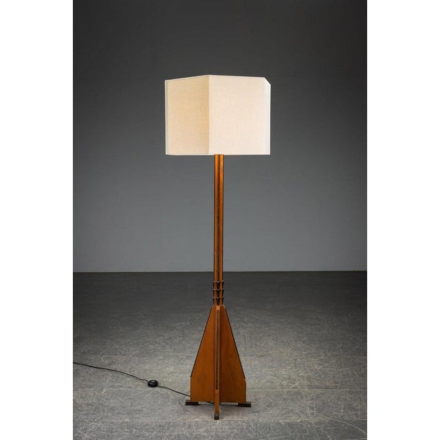 Amsterdam School Standing Lamp, 1930s For Sale - Image 6 of 11