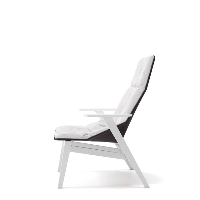 Jean-Marie Massaud Jean-Marie Massaud, Ace Lounge Chair with Arms, Viccarbe, 2009 For Sale - Image 4 of 18
