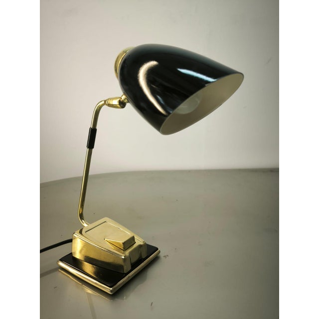 Black Vintage Adjustable Table Lamp, 1970s For Sale - Image 8 of 18