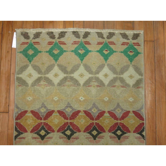 Midcentury Turkish Anatolian Runner For Sale - Image 4 of 6