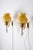 Charming swedish wall lamps designed by erik tidstrand for nordiska kompaniet (nk) in the 1950s. The lamps feature a...