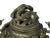 Vintage Bronze Color Metal Dragons Tri Legs Ding Incense Burner Art For Sale - Image 12 of 14