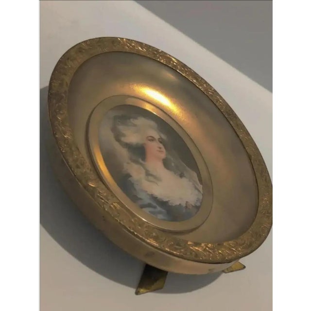 French 19th Century Kronheim & Oldenbusch French Miniature Shadow Box Portrait For Sale - Image 3 of 6