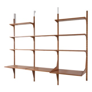 Mid-Century Danish Teak 3-Bay Modular Shelving System by Poul Cadovius for Cado, 1960 For Sale