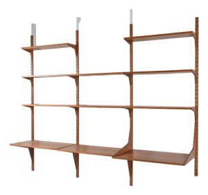 Mid-Century Danish Teak 3-Bay Modular Shelving System by Poul Cadovius for Cado, 1960