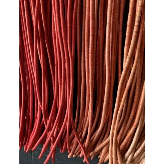 Wood Vintage Boho 1980s Barbara Barron Monumental Fiber Art Wall Sculpture For Sale - Image 7 of 12