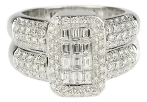 Late 20th Century Oliva Diamond Ring, Size 6.75