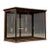 Antique Wood and Glass Display Case For Sale