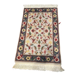 1990s Handwoven Persian Style Area Rug 1'11" X 3'0" For Sale