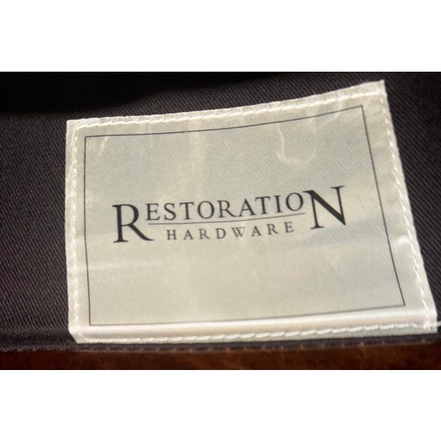 Restoration Hardware Leather Kensington Sectional For Sale - Image 12 of 12