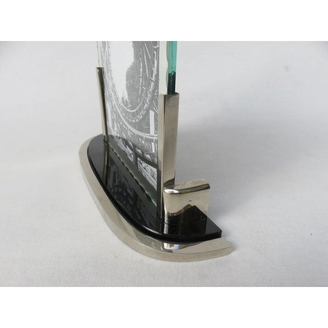 Metal Art Deco Chrome-Plated Bakelite Photo Frame, 1920s For Sale - Image 7 of 18
