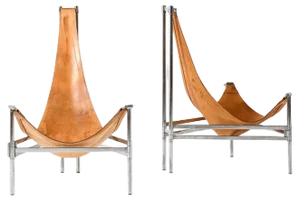 Set of Yacht Easy Chairs by Christina & Lars Andersson for Huskvarna, 1986