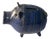 1980s Blue Pig Ceramic Piggy Bank For Sale