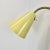 Vintage Italian Adjustable Yellow Metal and Brass Wall Light In the style of Stilnovo and Gio Ponti, 1950 For Sale - Image 3 of 17