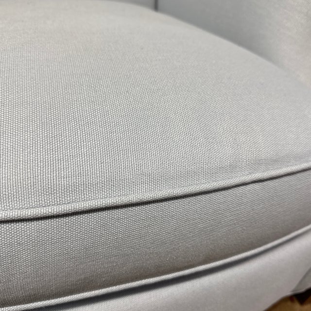 Baby Blue Ballard Designs Wembley Club Chairs, Pair For Sale - Image 8 of 12