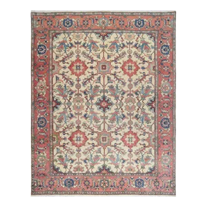 Handwoven Persian Heriz Area Rug 12’11” X 15’9″