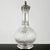 Rococo Antique French Sterling Silver 950 Cut Crystal Claret Jug For Sale - Image 3 of 6