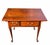 Wood Antique Queen Anne Pennsylvania Walnut Two Drawer Diminutive Tavern Table Rare For Sale - Image 7 of 12