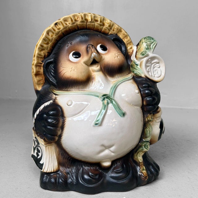 Vintage Japanese Tanuki Shigaraki Ware, 1980 For Sale - Image 9 of 9