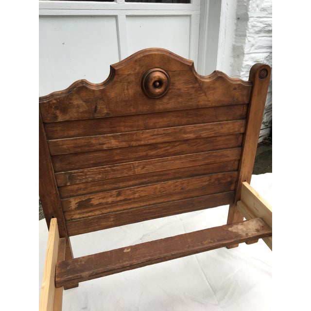Antique Wooden Child's Bed Chairish