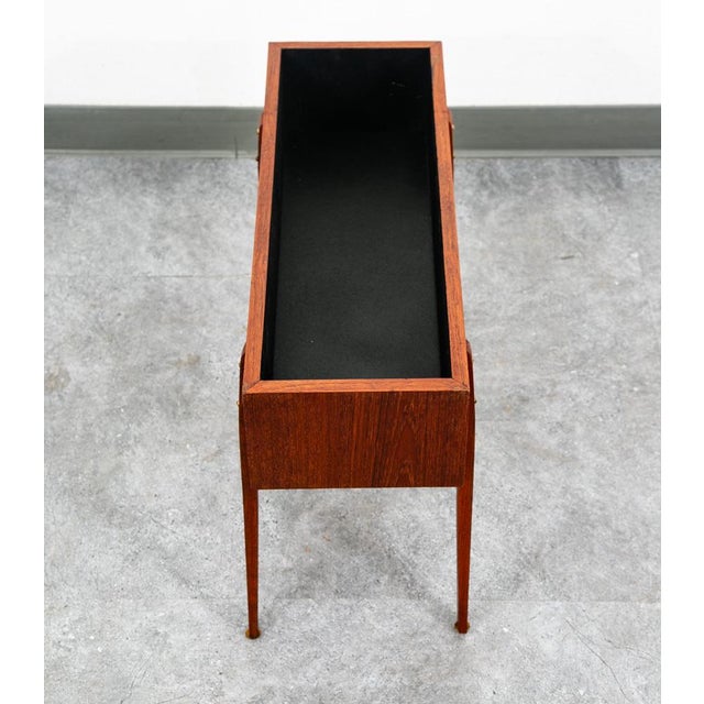 1960s Mid Century Danish Modern Planter Teak Denmark Rectangular Outdoor / Indoor MCM For Sale - Image 5 of 11