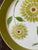 1960s 1960s Retro Avocado Green Floral Plates by Mikasa - Set of 6 For Sale - Image 5 of 8