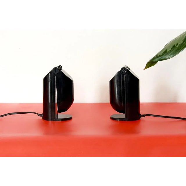 Origami are a stunning set of 2 lamps designed and realised in Italy in the early 80s. The lamps shows geometrical neat...