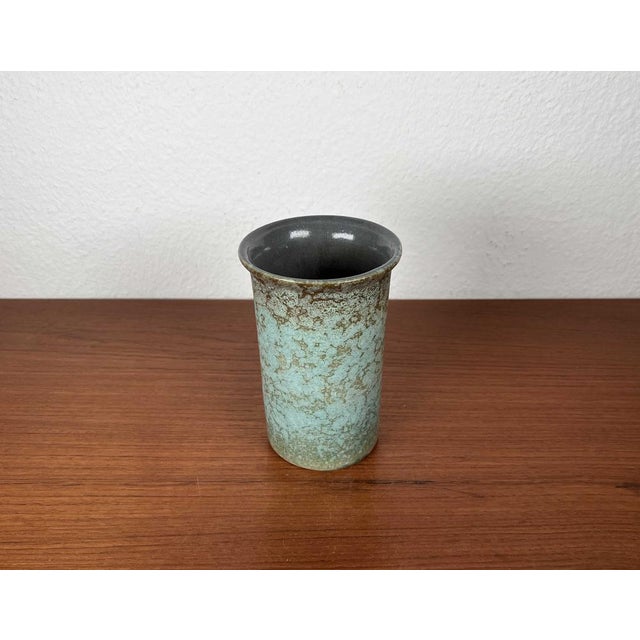 Mid-Century Modern Eastern German Pottery Vase from Strehla Keramik, 1960s For Sale - Image 10 of 11
