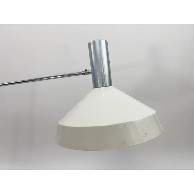 Metal 1960s Rosemarie & Rico Baltensweiler Pertankus Articulating Table Lamp For Sale - Image 7 of 9
