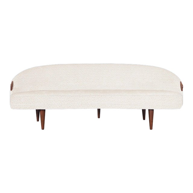 Mid-Century Modern "Cloud" Walnut Sofa by Adrian Pearsall For Sale