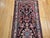 Vintage Persian Bakhtiari Tribal Runner, Hand-Knotted Wool, Floral Bouquets & Medallions, Navy & Ivory, 3x12 For Sale - Image 9 of 16
