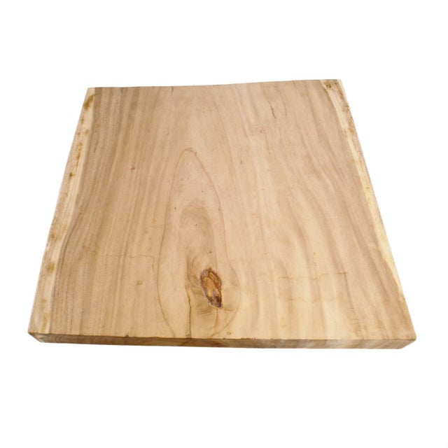 Square Monkey Pod Dining Table For Sale - Image 4 of 5