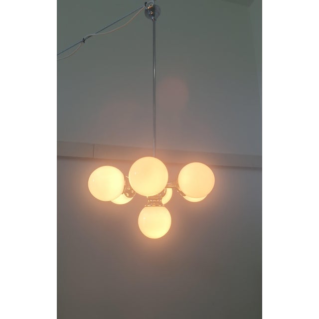Metal Vintage Sputnik Lamp, 1970s For Sale - Image 7 of 7