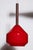 Tapio Wirkkala 1950s Tapio Wirkkala Teak Hanging Lamp With Vistosi Modern Red Glass Shade For Sale - Image 4 of 12