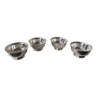 Mid 20th Century Gorham Silverplate Paul Revere Bowls - Set of 4 For Sale