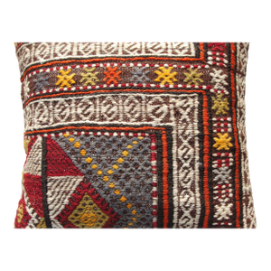 Kilim Rug Pillow Cover 16"