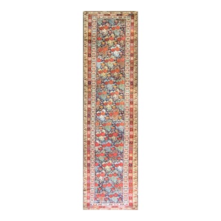 Antique Persian Bakhtiari Runner, Most Unusual 3'6" × 15'2" For Sale