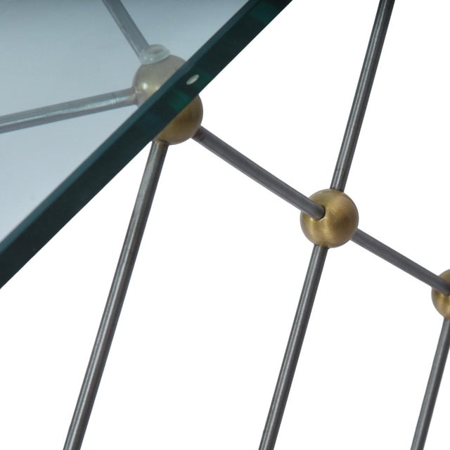 Mid-Century Modern Carole Gratale Coffee Table After Jean Royere Eiffel For Sale - Image 3 of 7