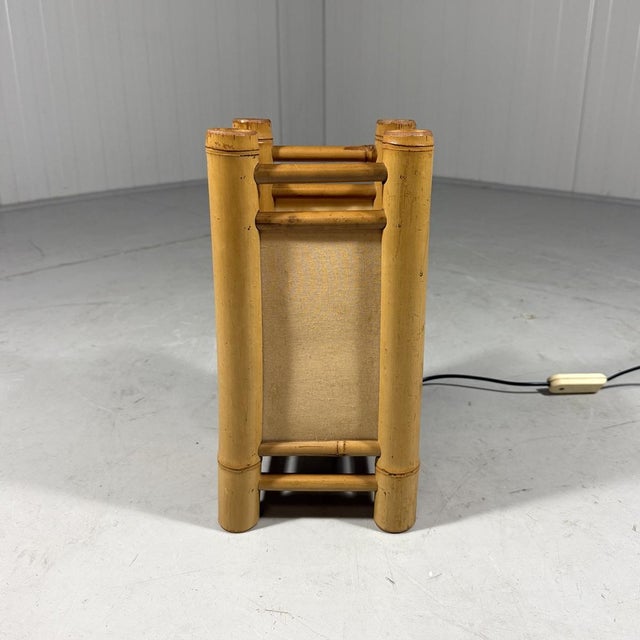 Rattan Table Lamp, 1970s For Sale - Image 13 of 16