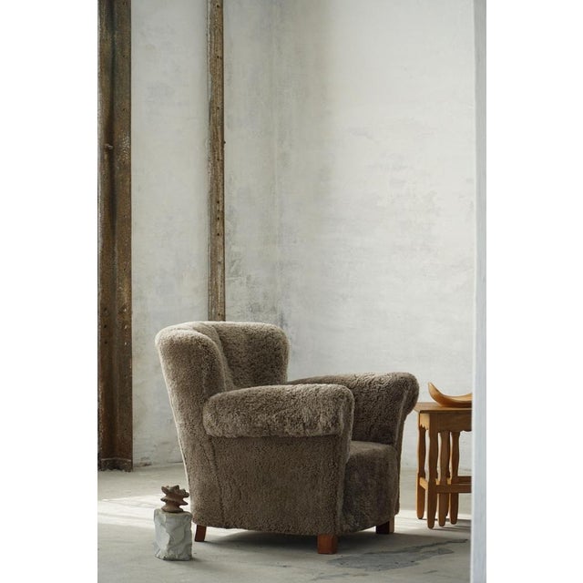 Wood Art Deco Danish Lounge Chairs from Fritz Hansen, 1940s, Set of 2 For Sale - Image 7 of 18