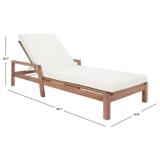 A must-have for the stylish staycation, this Donnamaria Sun Lounger is the epitome of outdoor comfort. Plush white linen...