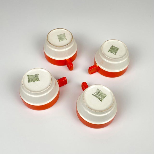 Ceramic Vintage Coffee Service by Riccardo Schweizer for Pagnossin, 1970s, Set of 10 For Sale - Image 7 of 9