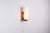 Cilindrical Opal Glass and Bent Wood Wall Lamp, 1960s For Sale - Image 4 of 12