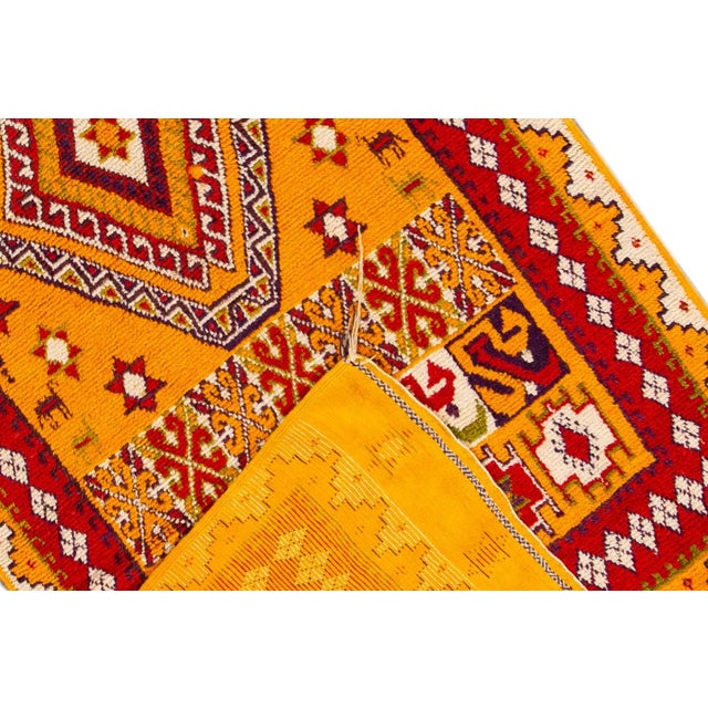 Mid20th Century Vintage Moroccan Wool Rug Chairish