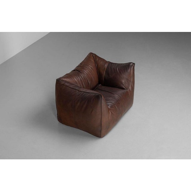 Brown Vintage Lounge Chair by Mario Bellini for B&B Italia, 1973 For Sale - Image 8 of 18
